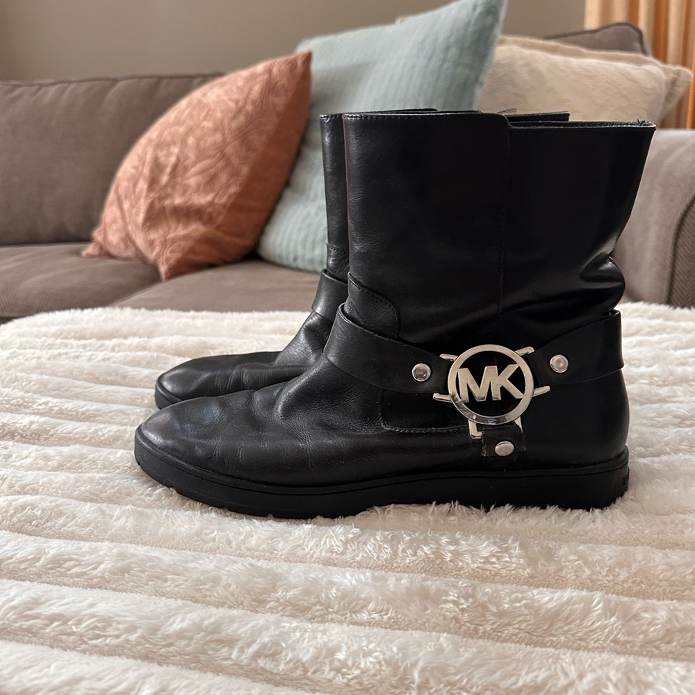 MICHAEL Michael Kors Black Ankle Boots